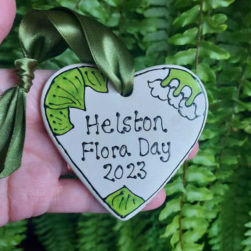 Flora Day 2023 ceramic heart Laura Lee Designs