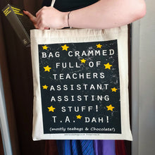 Load image into Gallery viewer, Teaching assistant tote bag gift