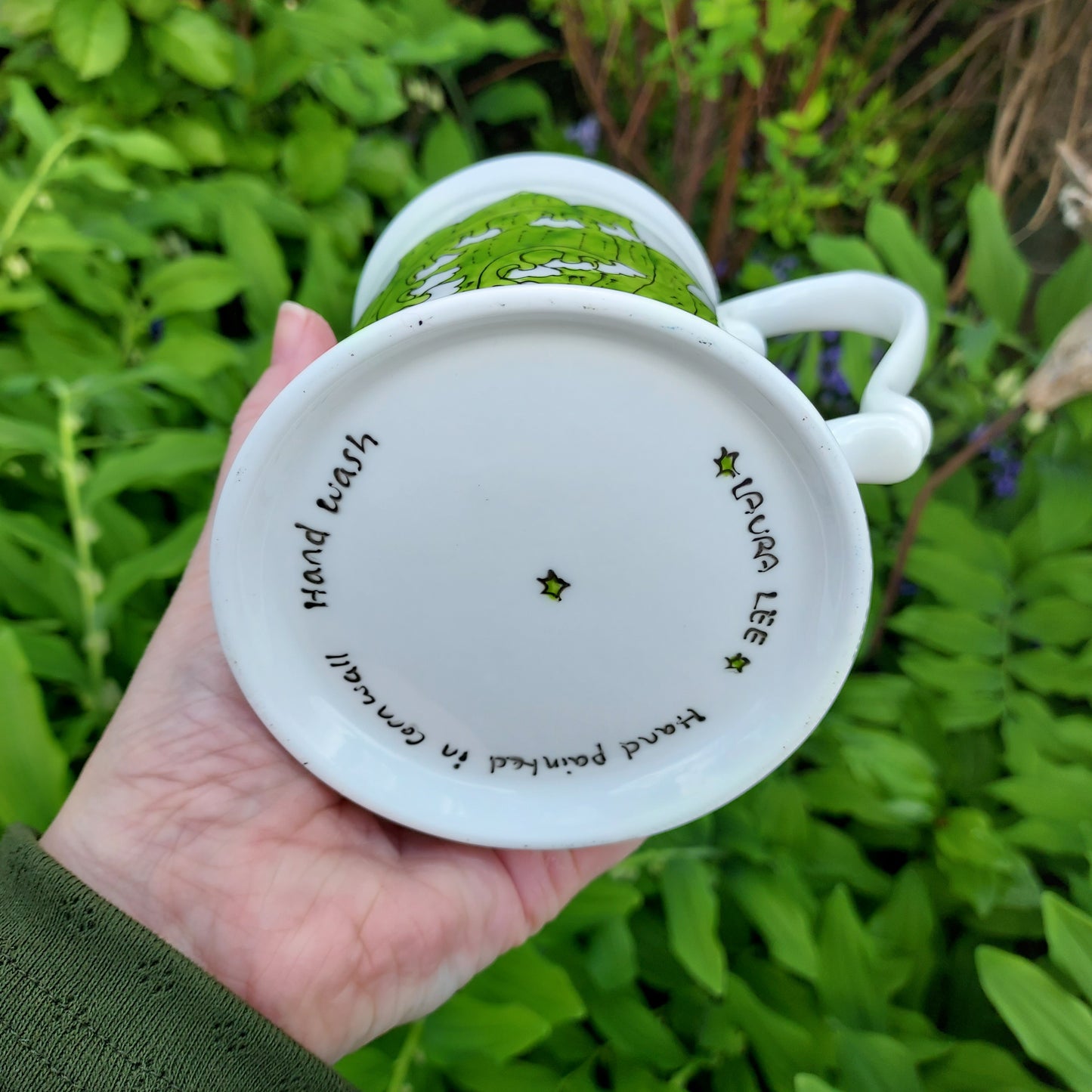 Laura Lee hand painted tankard