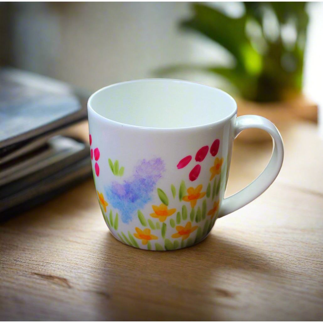 Meadow flowers mug Laura Lee