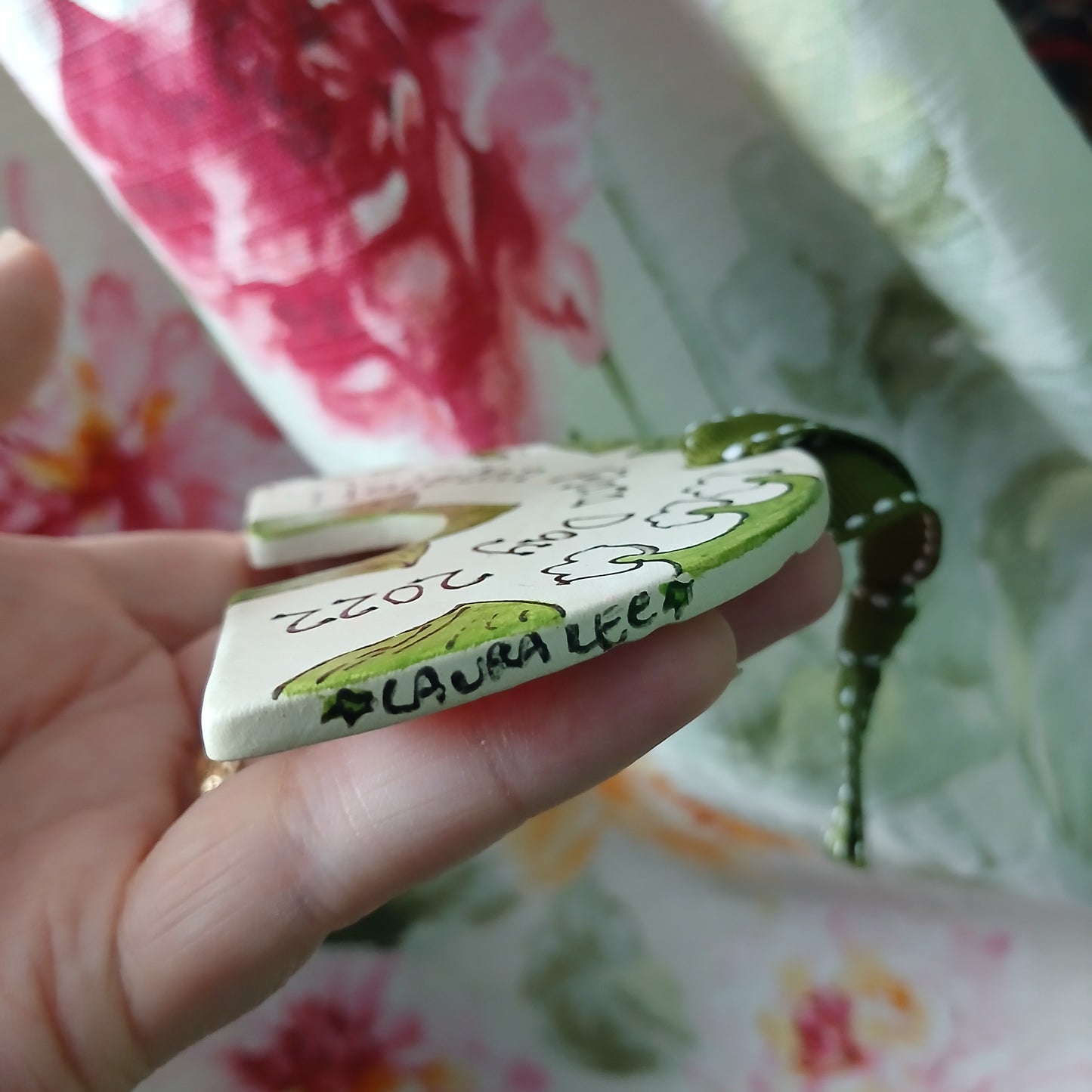 Helston Flora Day 2022 Arch - Lily Of The Valley - Ceramic - Hand Painted - Hanging Decoration