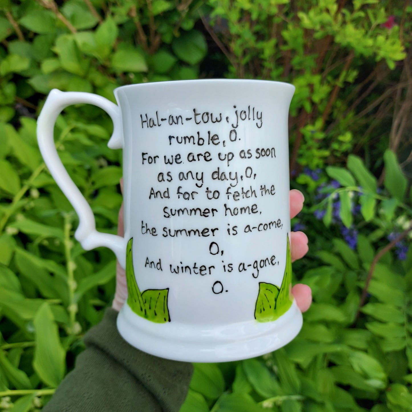 Flora Day tankard hal an tow Helston
