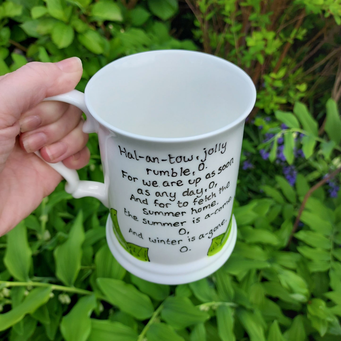 Flora Day tankard hal an tow Helston