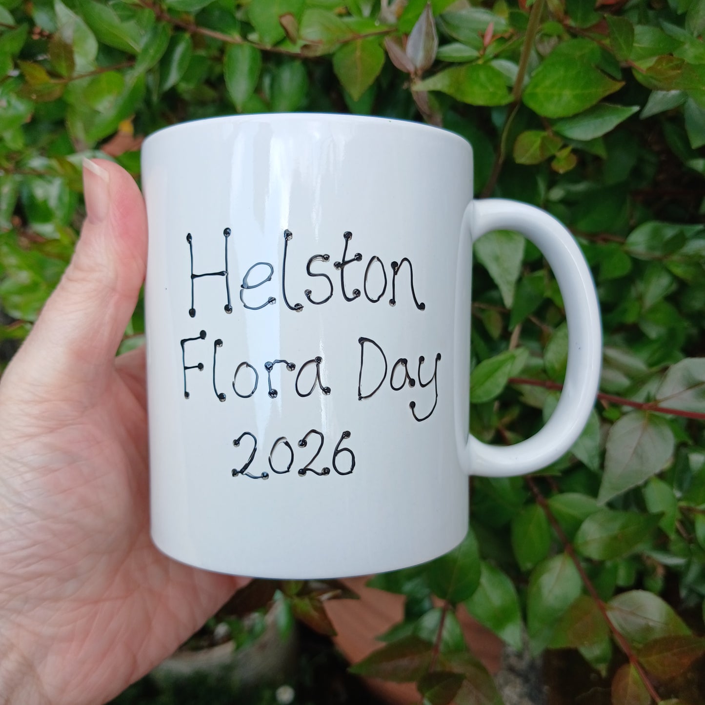 2nds Flora Day 2026 Lily Of The Valley Mug - Hand Painted - Stoneware