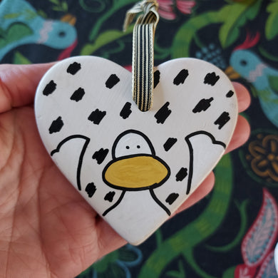 Duck - Hanging Decoration - Hand Painted