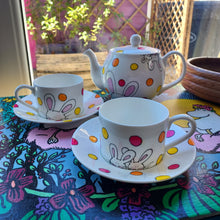 Load image into Gallery viewer, Tea for two bunny teaset