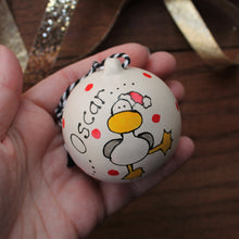 Load image into Gallery viewer, personalised bauble name decoration Christmas Laura Lee Designs 