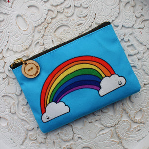 Rainbow pouch by Laura Lee Designs 