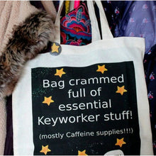 Load image into Gallery viewer, Keyworker cotton tote bag
