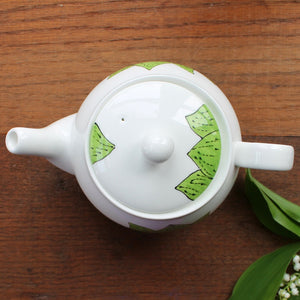Teapot Lily of the valley by Laura lee Designs Cornwall