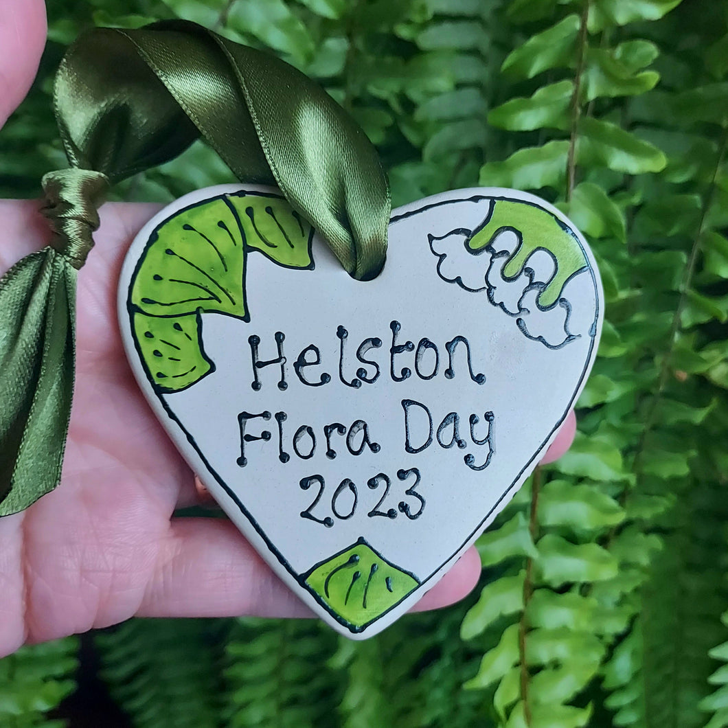 Flora Day 2023 ceramic heart Laura Lee Designs