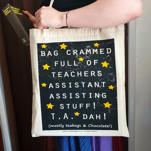 Teaching assistant tote bag gift