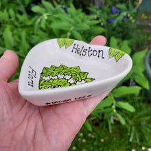 Load image into Gallery viewer, 2nds - Helston Flora Day 2024 - Heart Dish - Lily Of The Valley - Ceramic - Hand Painted