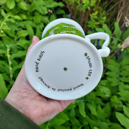 Laura Lee hand painted tankard