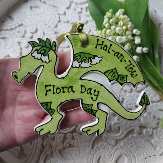 Flora Day Hal an tow dragon 1