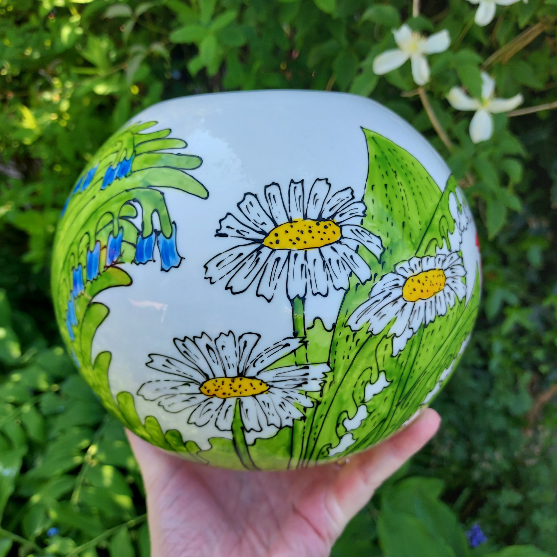 Flower globe vase Laura Lee Designs