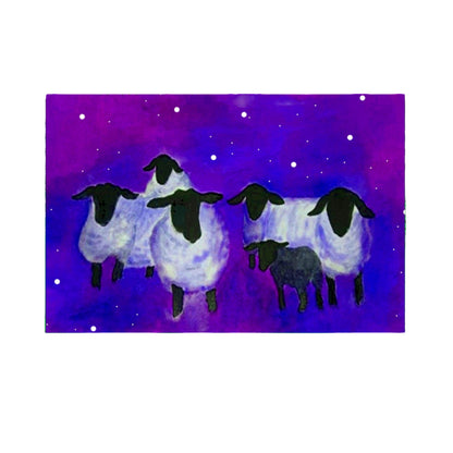 Galaxy Sheep Birthday Greetings Card Laura Lee Designs