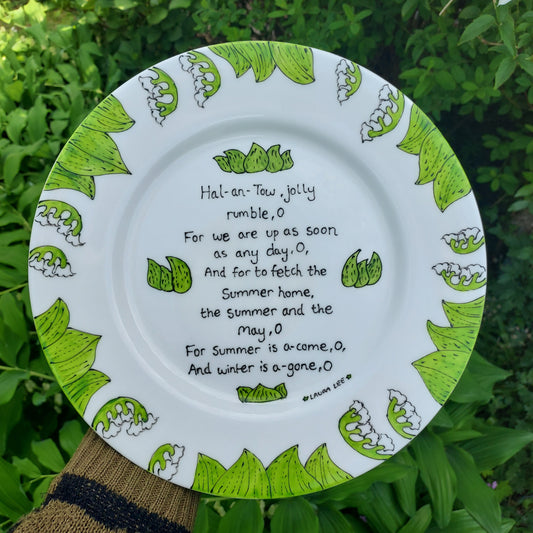 Hal An Tow Lyrics plate Laura Lee