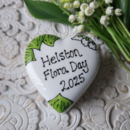 Helston Flora Day 2025 heart shaped trinket box Laura Lee Designs