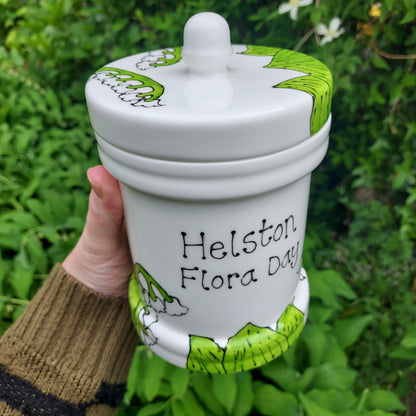 Helston flora day Lily of the valley storage jar Laura Lee Designs