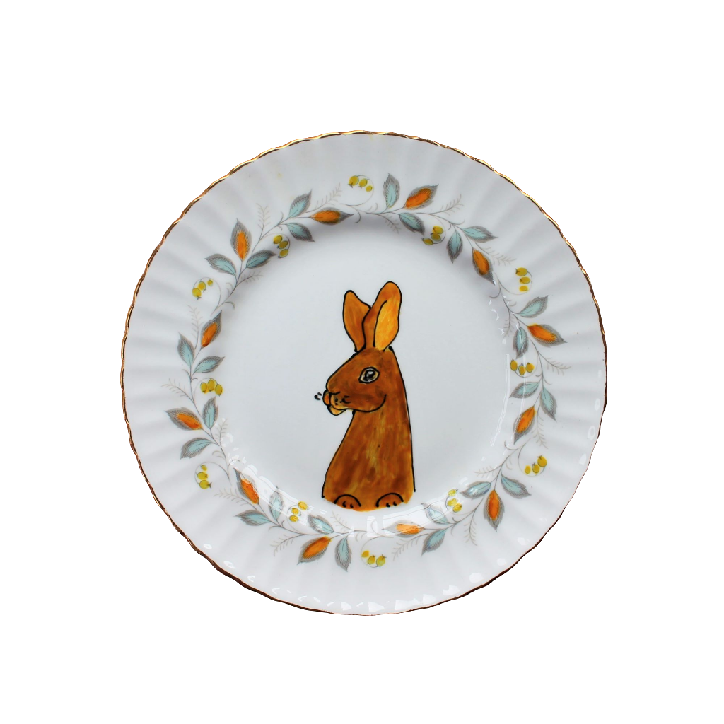 Fawn rex rabbit wall plate