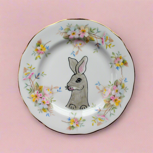 Bunny plate by Laura Lee Designs