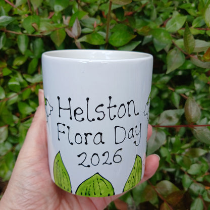 Helston Flora Day Pot 2026 - Vase - Candle Holder - Pen Pot - Desk Storage - Hand Painted