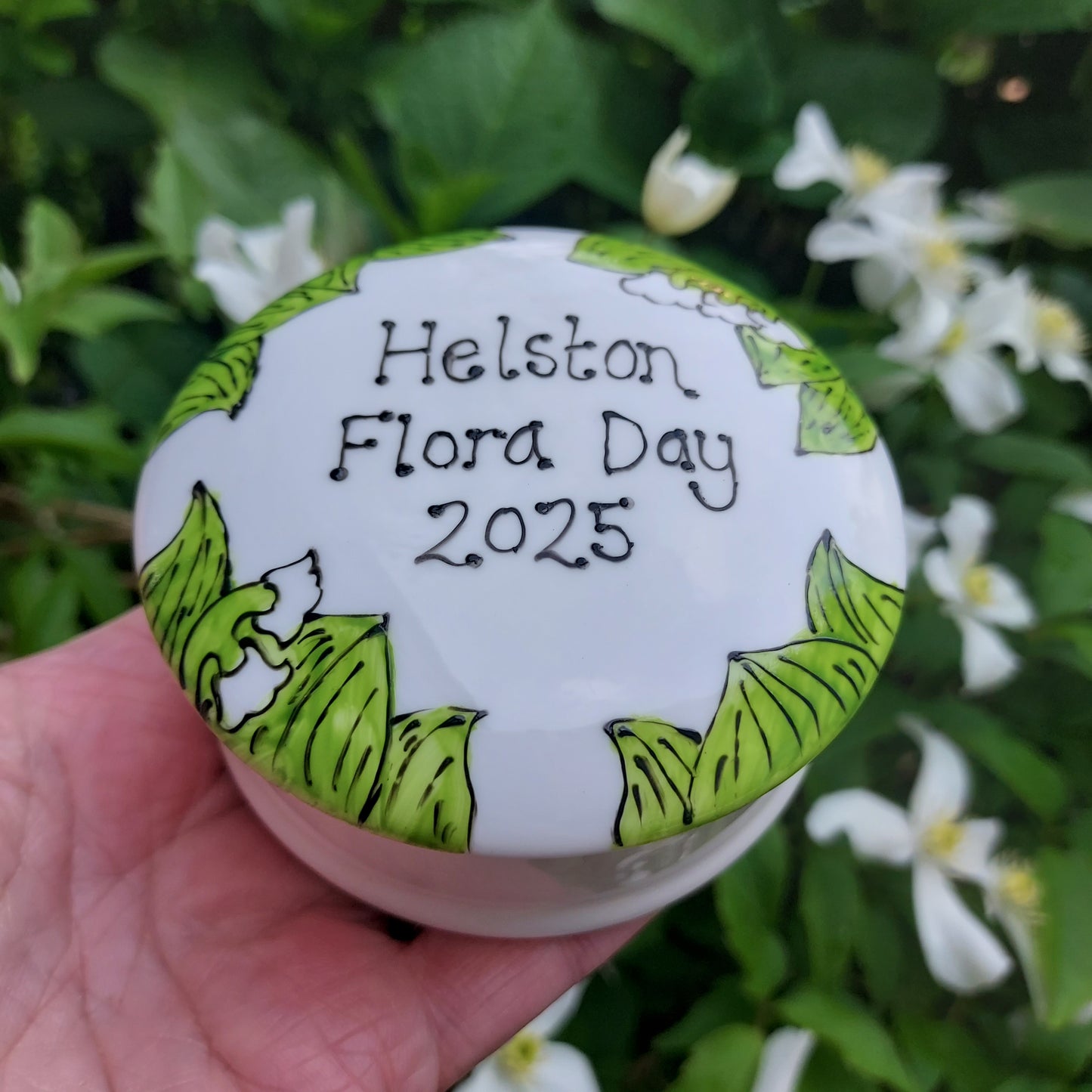 Trinket Box - Lily Of The Valley - Helston Flora Day 2025 - Hand Painted - Fine China