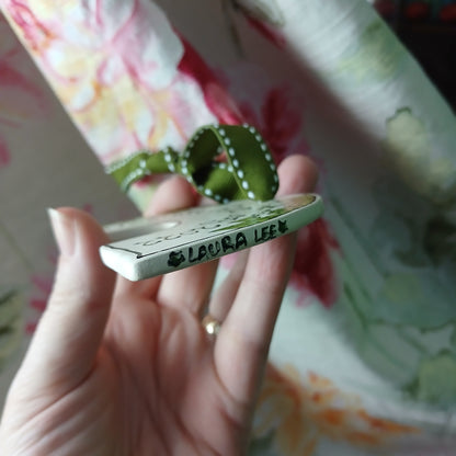 Helston Flora Day 2022 Arch - Lily Of The Valley - Ceramic - Hand Painted - Hanging Decoration