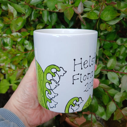 Helston Flora Day Pot 2026 - Vase - Candle Holder - Pen Pot - Desk Storage - Hand Painted