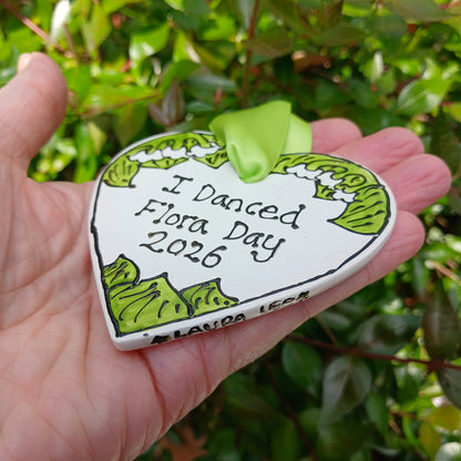 I Danced Flora Day 2026 - Helston Flora Day - Lily Of The Valley - Ceramic - Hand Painted