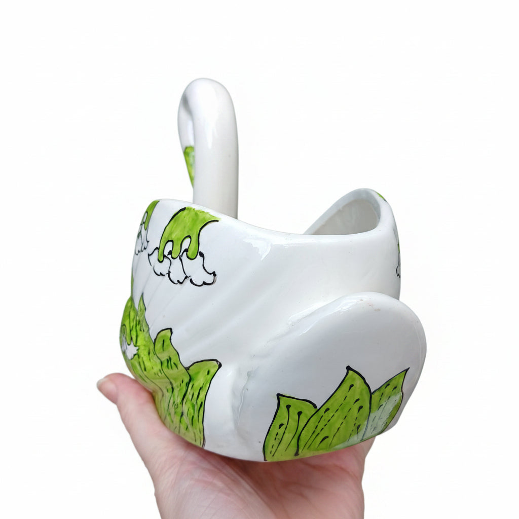Lily of the Valley Swan - The Vintage Pimp - China Planter
