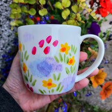 Load image into Gallery viewer, Mummy Mug - Meadow Flowers - Hand Painted - China