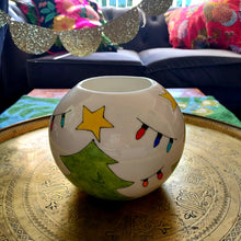 Load image into Gallery viewer, Retro christmas tree vase Laura Lee Designs