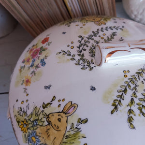 The vintage pimp bunny bowl by Laura Lee Designs 