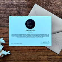 Load image into Gallery viewer, ships cat card Laura Lee