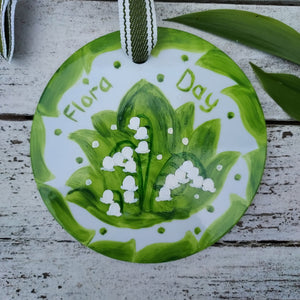 Lily of the valley Flora Day Plaque