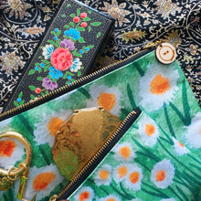 Load image into Gallery viewer, Daisies pouch by Laura Lee Designs 