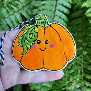 Laura Lee Designs pumpkin ornament 