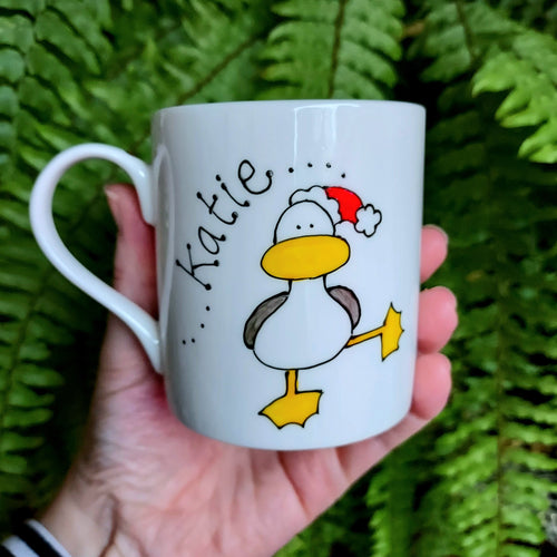 Personalised christmas mug by Laura Lee Designs 