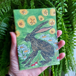 Hare notebook by Laura Lee Designs