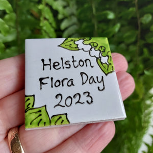 Flora Day 2023 Lily Of The Valley Magnet - Ceramic - Hand Painted