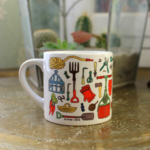 Child's gardening mug by Laura Lee Designs 