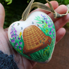 Load image into Gallery viewer, Bee hive beekeepers heart