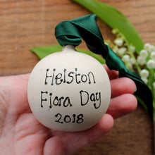 Load image into Gallery viewer, Helston Flora Day 2018 bauble