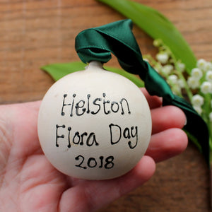 Helston Flora Day 2018 bauble