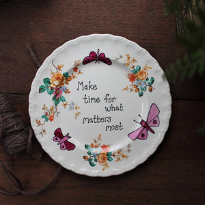 The vintage pimp moths plate Laura Lee Designs 