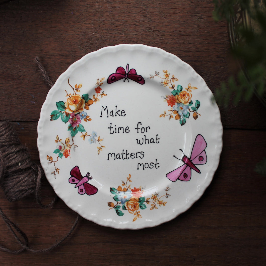 The vintage pimp moths plate Laura Lee Designs 