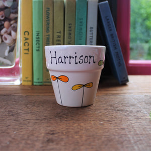 Personalised planter by Laura Lee Designs 