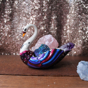 Crystal keeper swan Laura Lee Designs 